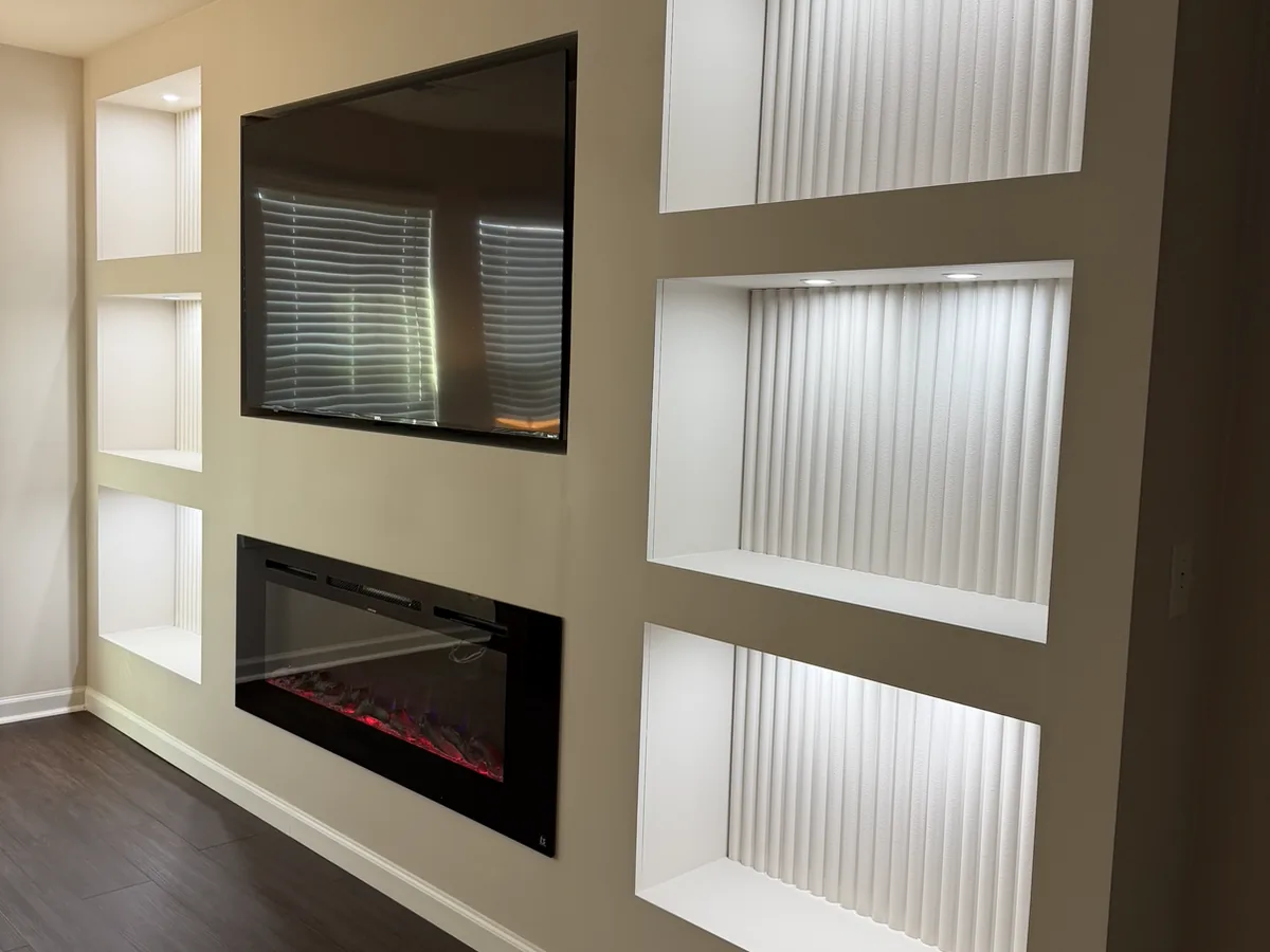 Illuminated Display Media Wall installation — Waxhaw, NC